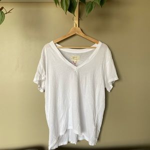 Current/Elliott Womens V-Neck Tshirt